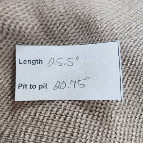 Doe and Rae Tan Oversized Pullover NWT Size Small Tan Oversized Sweatshirt - Picture 11 of 11